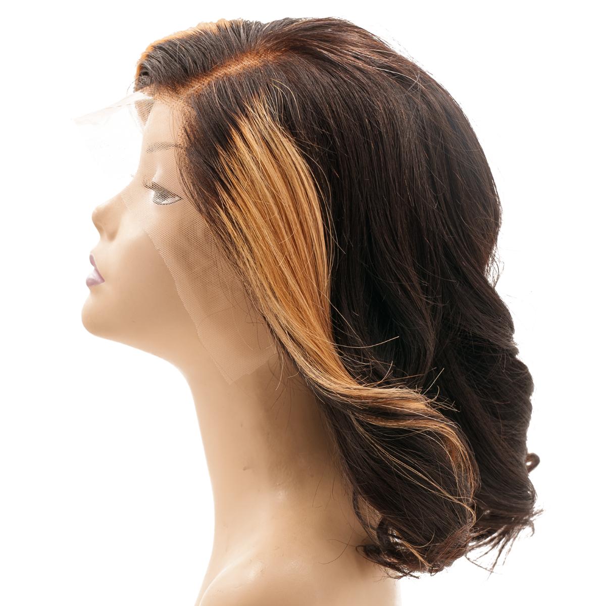 Honeycomb 13x4 Transparent Lace Front Bob Wig